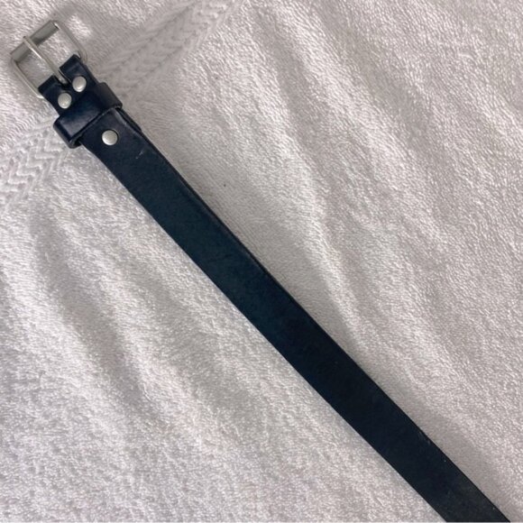 H&M Divided Black Leather Belt - Picture 2 of 12